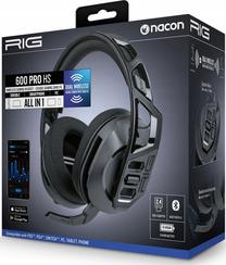 Belaidės žaidimų ausinės Nacon RIG 600 PRO HS, juoda sp.