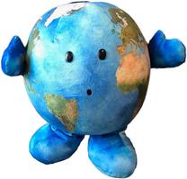 Pliušinis žaislas Celestial Buddies Planety Earth, žalia sp., 23 cm