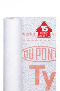 Statybinė plėvelė Tyvek, 5000 cm, 150 cm, 75 m²