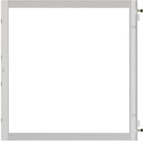 Panelis Corsair iCUE 4000X/4000D/4000D Airflow Tempered Glass Panel, balta krās.