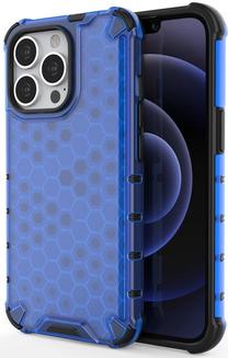Чехол для телефона Hurtel Honeycomb armor cover for iPhone 13 Pro, синий цв., Apple