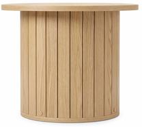Kafijas galdiņš Akord Furniture Factory Nubo, natūralus, 48 cm x 48 cm x 42 cm
