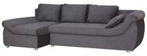 Kampinė sofa Bodzio Rojal, pilka sp., kairinė, 258 x 145 cm x 73 cm