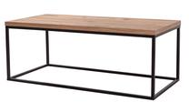 Kavos staliukas Kalune Design Quantum Media, ruda sp./juoda sp., 95 cm x 45 cm x 34 cm