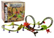 Automobilių trasa Lean Toys Dinosaurs 13422, įvairių spalvų