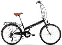 Dviratis sulankstomas Romet Jubilat Eco, 24 ", 15" rėmas, juoda sp.