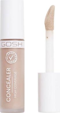 Korektors Gosh High Coverage, bēša krās., 001 porcelain, 6 ml