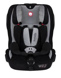 Automobilinė kėdutė Lionelo Jasper Suede, juoda sp./pilka sp., 9 - 36 kg
