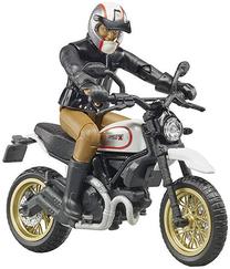 Žaislinis motociklas Bruder, 1:16, juoda sp.