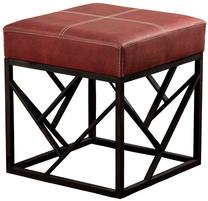 Pufas Hanah Home Koza Claret Red, raudona sp., 46 cm x 46 cm x 44 cm