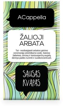 Aromatinis maišelis ACappella Green Tea 11 g, bergamotė, citrusiniai, žalumos natos.
