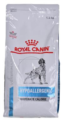Sausas šunų maistas Royal Canin Hypoallergenic Moderate Calorie, ryžiai, 1.5 kg