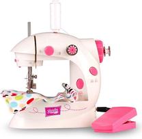 Игрушечная домашняя техника, швейная машина Artyk Sewing Machine Natalia, розовый цв.