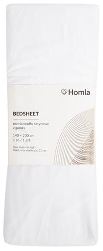 Paklodė Homla Danielle 855387, balta sp., 90 x 200 cm, su guma