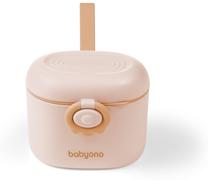 Pārtikas trauks BabyOno Milk Powder, 0.24 l, 8 cm x 12 cm, brūngans krās.