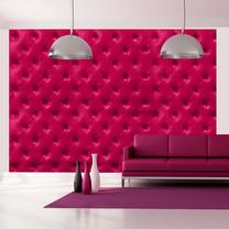 Fototapete Artgeist Fuchsia Rhombuses XXLNEW010305, 210 cm x 300 cm
