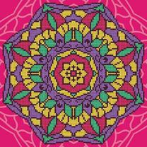 Deimantinė mozaika Diamond Dotz Mandala 11N49301, įvairių spalvų