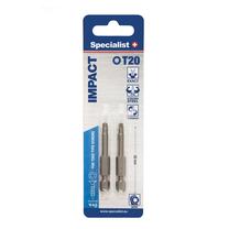 Atsuktuvų antgalių komplektas Specialist+ Torx Grip, TX20, 50 mm, 1/4"