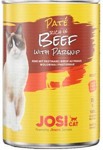 Mitrā kaķu barība Josera JosiCat Beef With Parsnip, liellopa gaļa, 0.400 kg