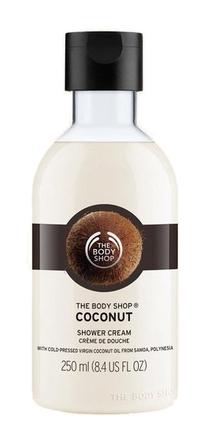 Kūno prausimosi kremas The Body Shop Coconut, 250 ml