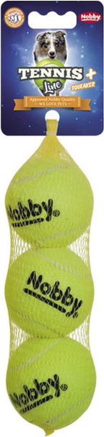 Rotaļlieta sunim, bumba Nobby Tennis Ball, 6.5 cm, Ø 6.5 cm, dzeltena krās., M