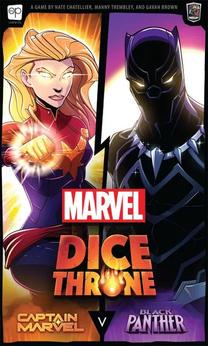 Kāršu spēle Roxley Games Marvel Dice Throne Captain Marvel V. Black Panther, EN