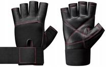 Treniruočių pirštinės Body Sculpture Leather Gloves, juoda sp., L