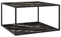 Kavos staliukas VLX 322914, juoda sp., 90 cm x 90 cm x 50 cm
