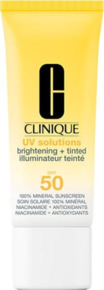 Krēms iedeguma kopšanai sejai Clinique UV Solutions Brightening + Tinted Mineral SPF50, 40 ml