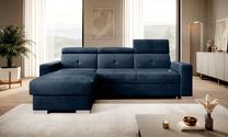 Kampinė sofa Fresia Nube 40, tamsiai mėlyna sp., kairinė, 176 x 247 cm x 104 cm