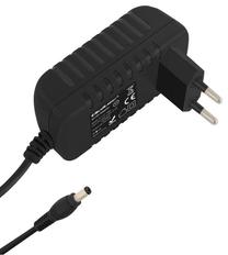 Adapteris Qoltec AC Adapter 2A 5.5 x 2.1 / Euro 5.5 mm x 2.1 mm, Euro, melna krās.