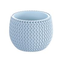 Puķu pods DKSP180-656U, plastmasa, Ø 18 cm, zila krās.