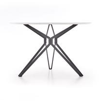 Stalas Pixel, balta sp./juoda sp., 120 cm x 120 cm x 76 cm