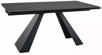 Stalas išskleidžiamas Salvadore Ossido Bruno, ruda sp./juoda sp., 160 - 240 cm x 90 cm x 77 cm