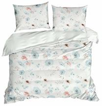 Patalynės užvalkalų komplektas Design 91 Ines, mėlynas/baltas/raudonas, 200 x 220 cm