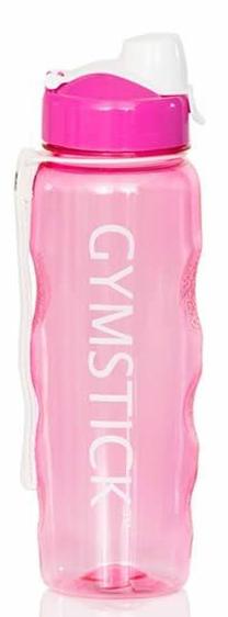 Ūdens pudele Gymstick Drinking Bottle 592GY61144PI, rozā krās., polikarbonāts, 0.75 l