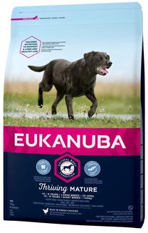 Sausas šunų maistas Eukanuba Mature and Senior Large Chicken, vištiena, 15 kg