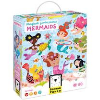 Пазл Bananapanda Magical Jumbo Mermaids, 48 см x 68 см, 60 шт., многоцветный