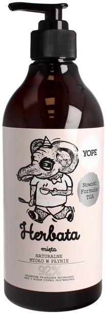 Skystas muilas Yope Tea and Mint, 500 ml