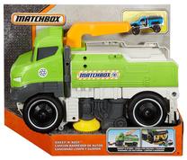 Игрушечная машина для уборки улиц Mattel Matchbox Sweep N Keep DWG67, белый цв./зеленый цв.