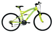 Dviratis kalnų Henry Hogan MTB Full Susp, 26 ", geltona sp.