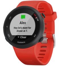 Viedais pulkstenis Garmin Forerunner 45, sarkana krās.