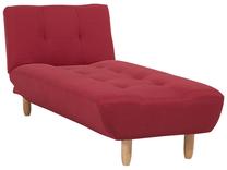 Šezlongas Beliani Alsten, raudona sp., 163 cm x 75 cm x 80 cm