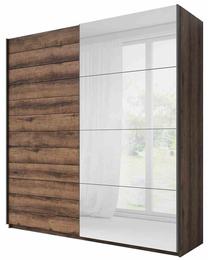 Spinta Helvetia Beta 76, ąžuolo sp., 180 cm x 61 cm x 210 cm, su veidrodžiu