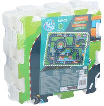 Puzles paklājiņš Eddy Toys City, 120 cm x 90 cm, 12 gab.