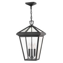 Lauko pakabinamas šviestuvas Quintiesse Alford, 40W, E14, IP44, juoda sp., 30.5 cm x 49.5 cm