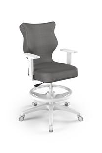 Laste töötool Duo Monolith 33, 64 x 64 x 102.5 cm, valge v./tumehall v.
