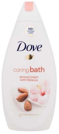 Kūno prausimosi želė Dove Caring Bath Almond Cream With Hibiscus, 450 ml