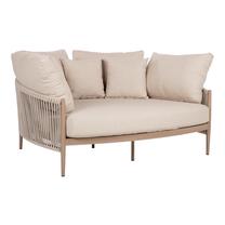Sofa Home4you Medina, smėlio sp., 163.5 x 143.5 cm x 71.5 cm
