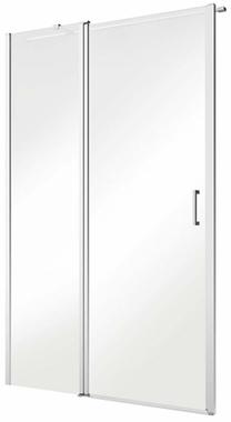 Dušo durys Besco Exo-C, 120 cm x 190 cm, skaidri sp./chromo sp./grūdintas